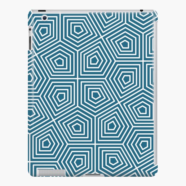 Cairo Pentagonal Tiling Blue White iPad Snap Case