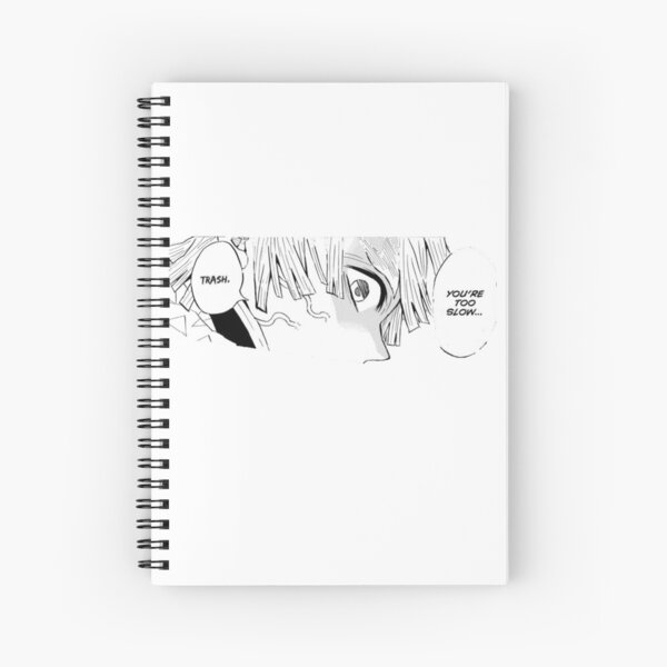 Kny Manga Caps Spiral Notebooks Redbubble