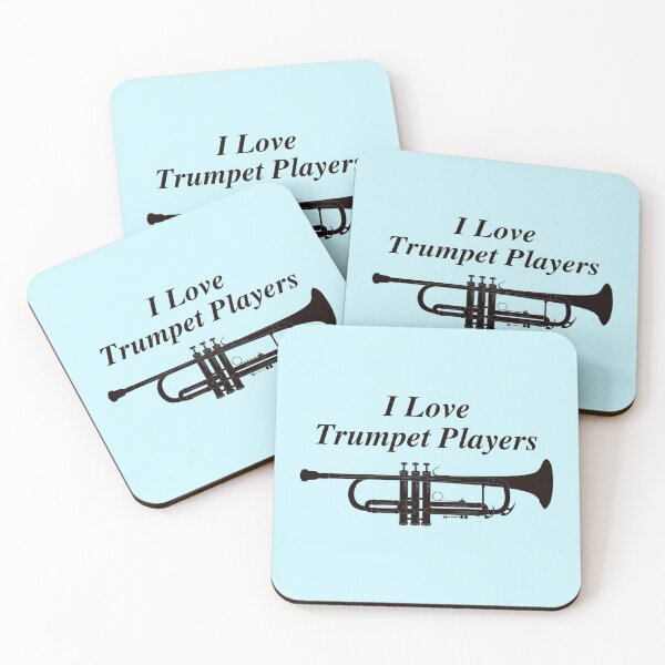 Item preview, I Love Trumpet Players - Black design designed and sold by ryanwfraser.