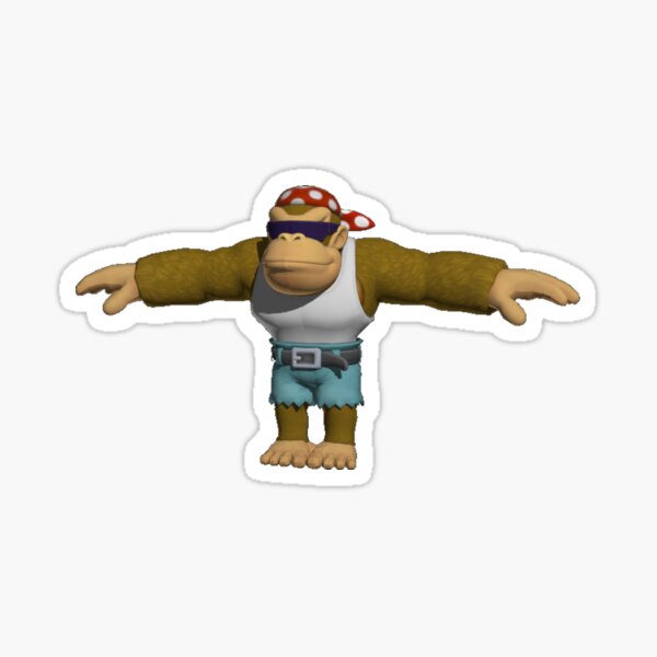 Fiona T-Pose Sticker for Sale by cappertillar