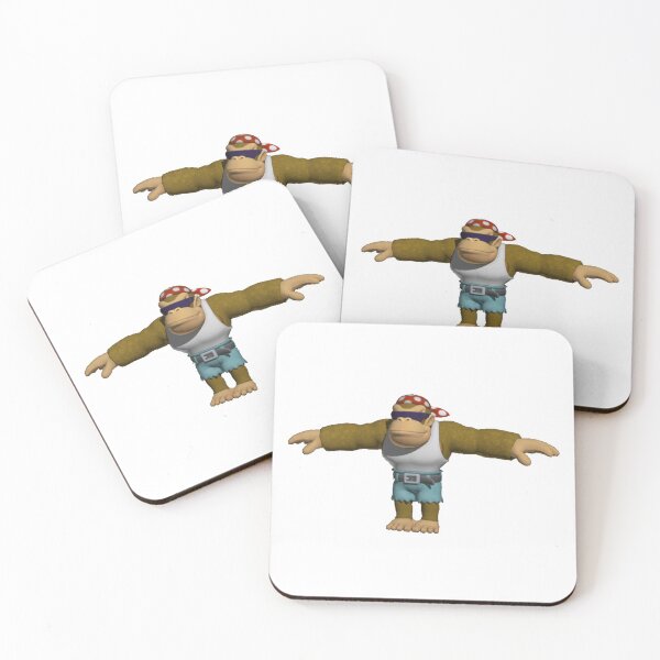 Item preview, funky kong t-pose designed and sold by lukelearmonth.