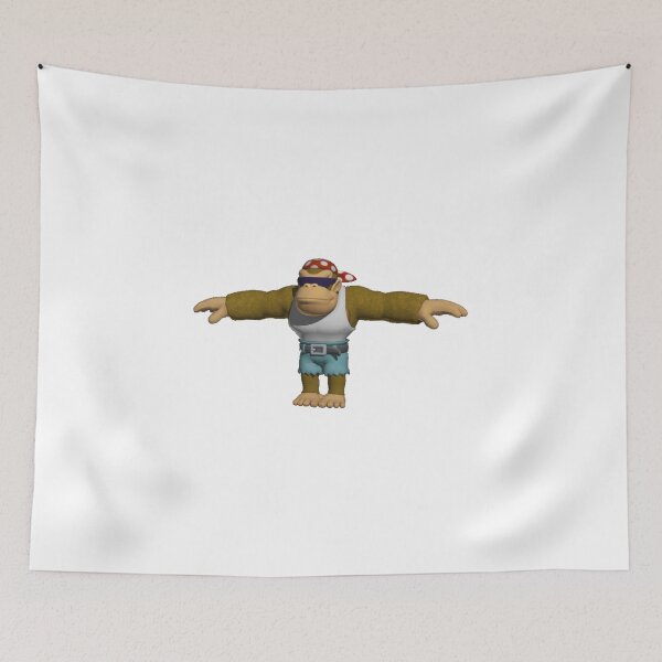 Item preview, funky kong t-pose designed and sold by lukelearmonth.