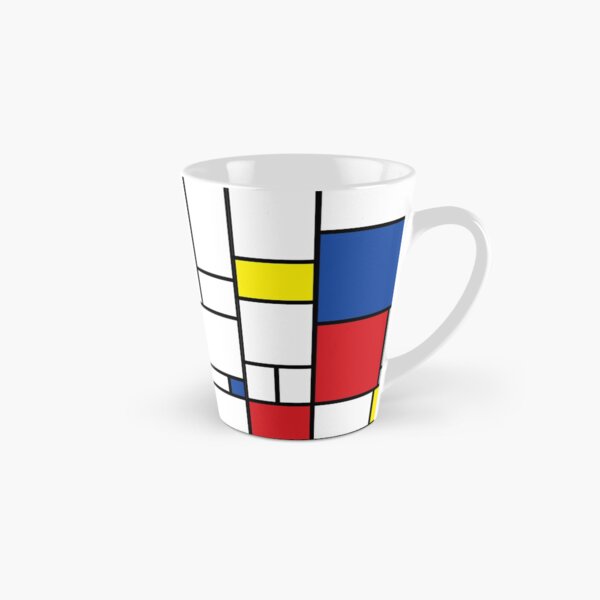 Mondrian Minimalist De Stijl Modern Art II © fatfatin Tall Mug