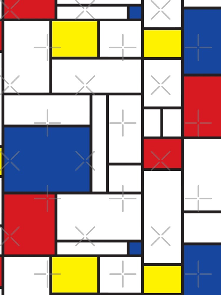Mondrian Minimalist De Stijl Modern Art II © fatfatin by fatfatin