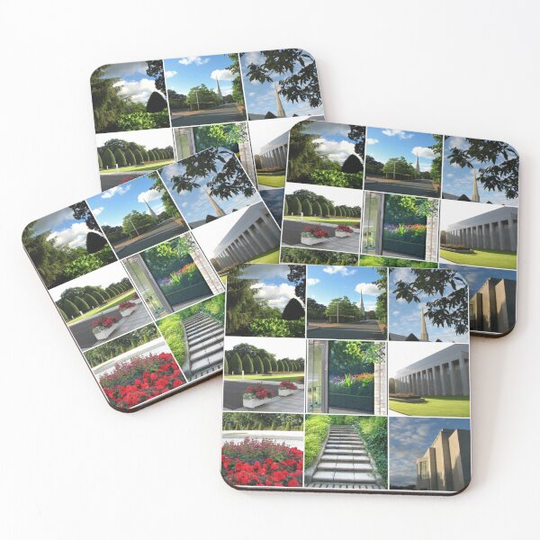 Item preview, The Preston Temple Grounds in High Summer Collage designed and sold by BlueMoonRose.