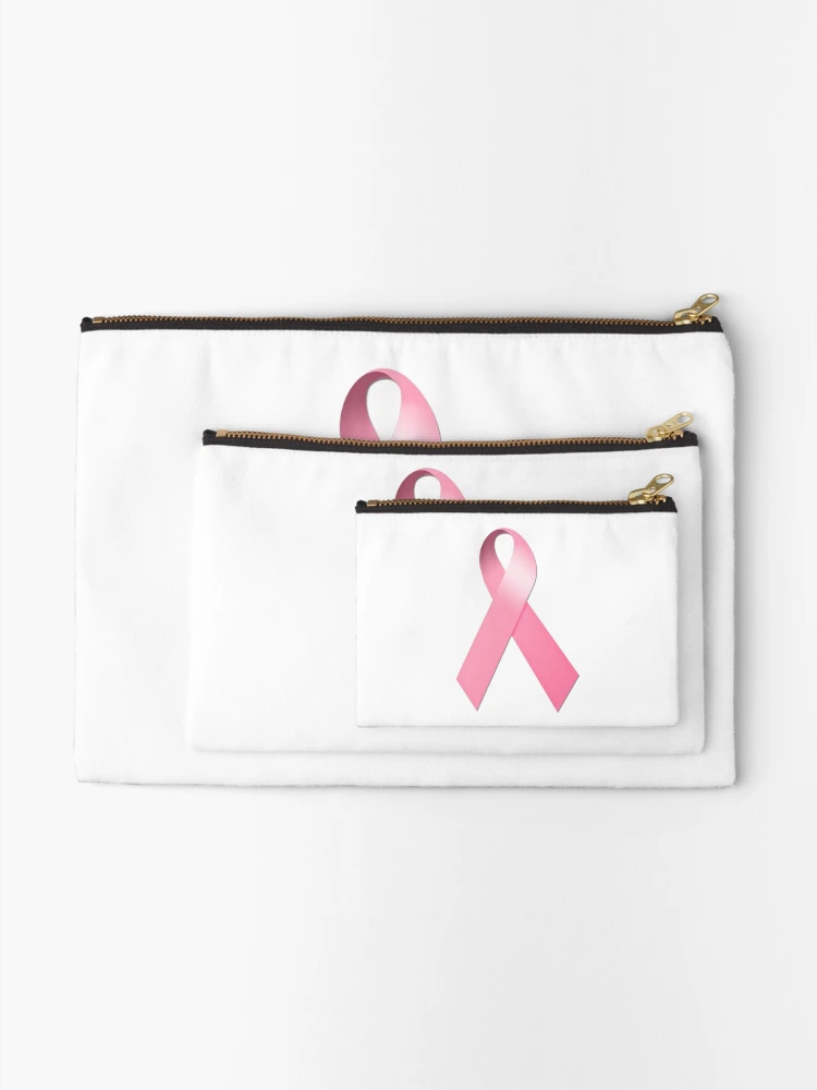 Thumbnail 2 of 4, Zipper Pouch, Pink Ribbon designed and sold by cpinteractive.