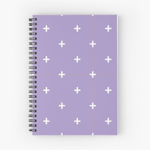 Item preview, Plus Sign in Lilac + White designed and sold by Lisa Barry.