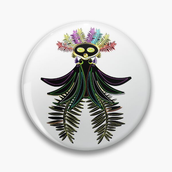 Item preview, The black bird of paradise with fluorescent feathers designed and sold by Astralia.
