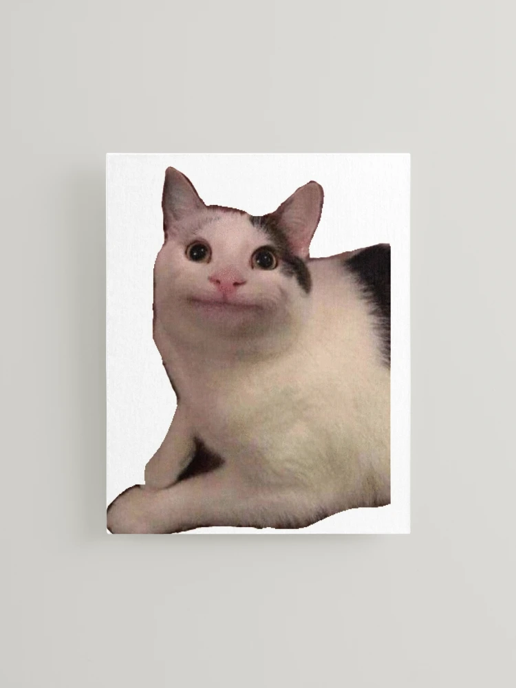 Polite Cat Meme | Mounted Print