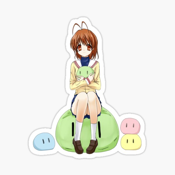 Nagisa Furukawa - Clannad Sticker for Sale by bian-ks