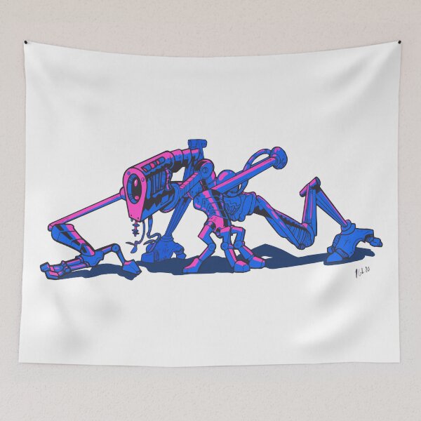 Item preview, Vaporwave robot designed and sold by thegunnarman.