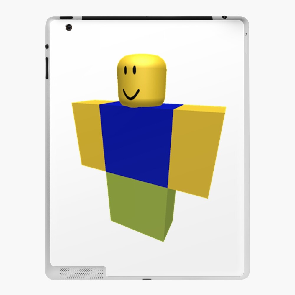Roblox Noob Ipad Case Skin By Andi0521 Redbubble - how to get the roblox noob skin on mobile youtube