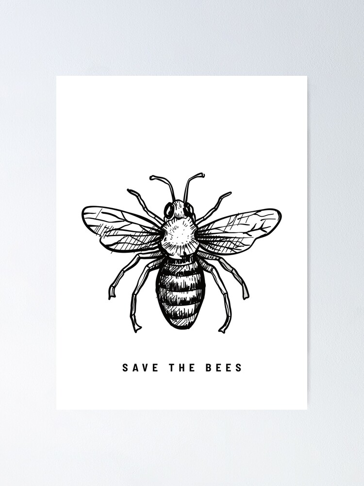 PRINTABLE Honey Bee Art Print, Honey Bee Graphite Pencil Drawing Wall Art, Honey  Bee Sketch, Nature Poster INSTANT DOWNLOAD - Etsy Norway