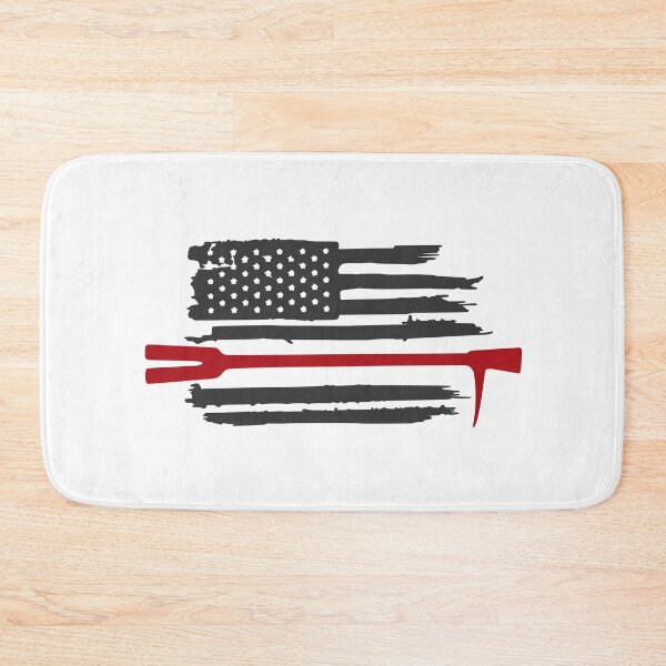 Item preview, USA FIRE FLAG with Halligan  -2  designed and sold by Rainey Grey + Co.