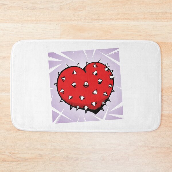 Item preview, Heart with thorns, can represent a bitter, defending heart, or a bad and evil heart. Ideal for institutional and educational materials designed and sold by LucianoCosmo.