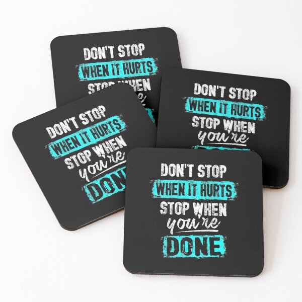Item preview, Dont Stop When it Hurts, Stop When Youre Done Fitness designed and sold by Meliafroggy.