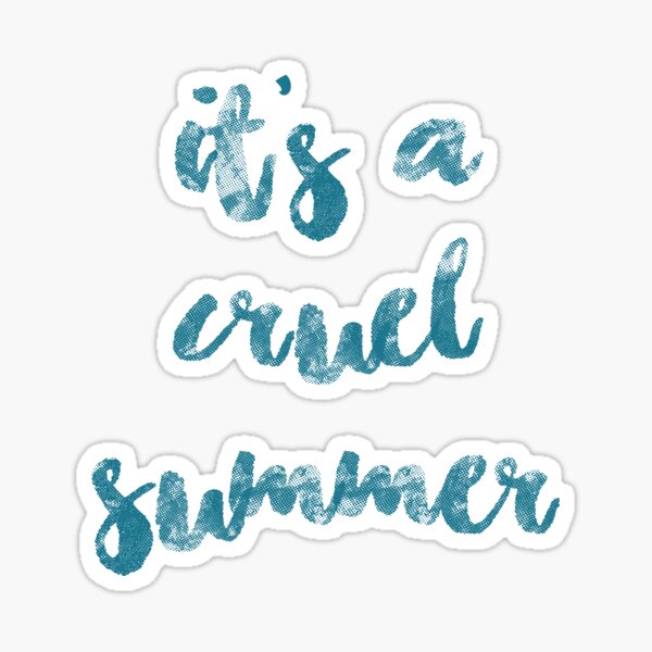 One Stop Stickers, Other, Taylor Swift Cruel Summer Lyrics Sticker