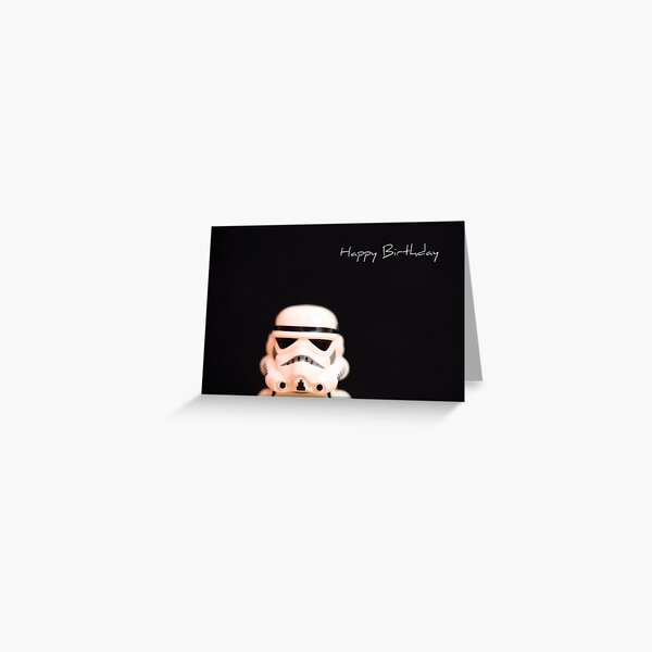 Trooper birthday card Greeting Card