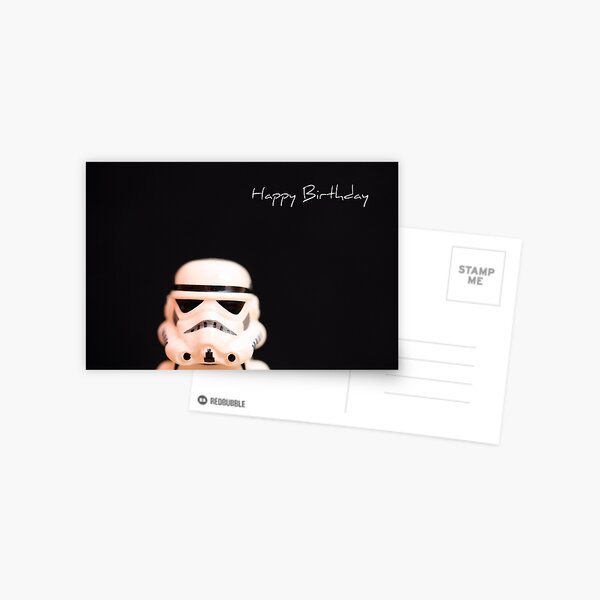 Trooper birthday card Postcard