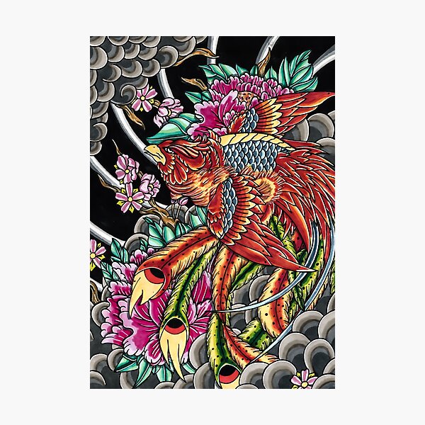 Item preview, japanese pheonix  designed and sold by Adam  Parsons.