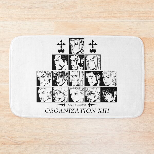 Item preview, Kingdom hearts II Organization 13 (black and white) designed and sold by Tvrs01001.