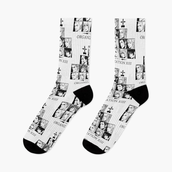 Item preview, Kingdom hearts II Organization 13 (black and white) designed and sold by Tvrs01001.