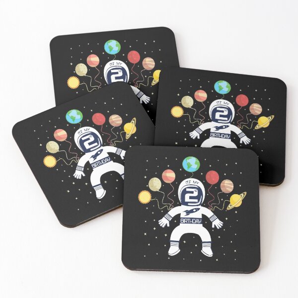 Item preview, It's My 2nd Birthday Astronaut 2 Years Old Space Theme design designed and sold by Grabitees.