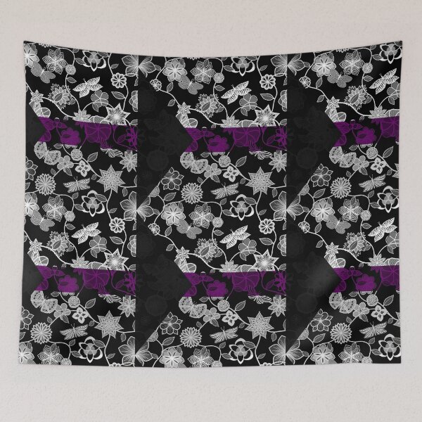 Item preview, Jardín de mariposas, Serie de la bandera del orgullo - demisexual designed and sold by StephOBrien.