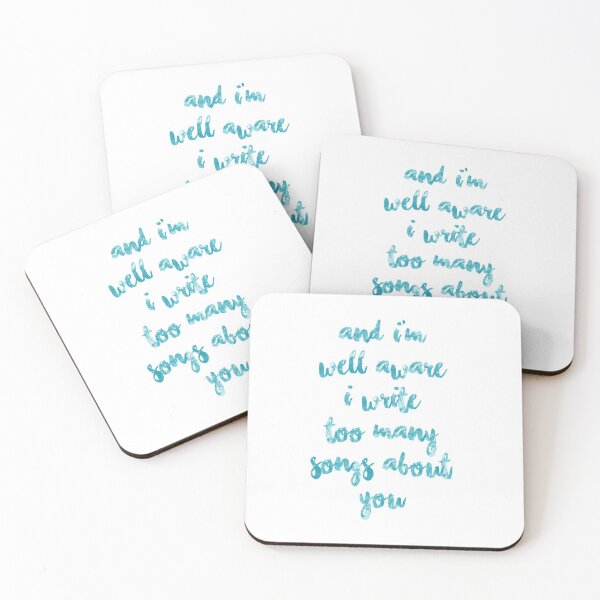 Item preview, too many songs about you designed and sold by lovely-lyrics.