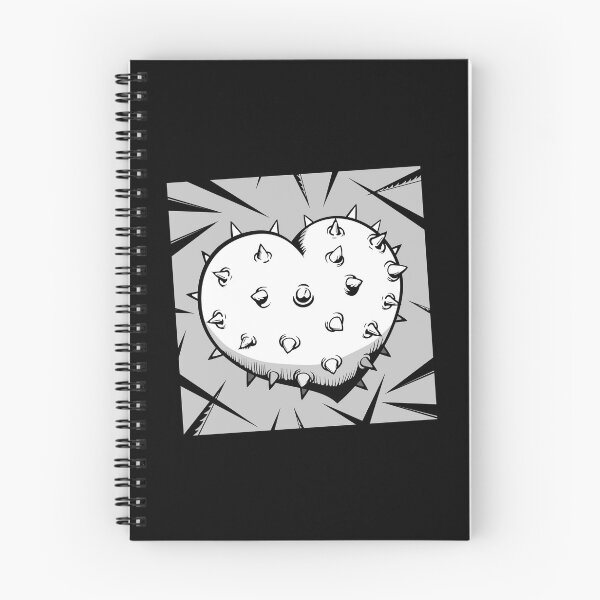 Item preview, Heart with thorns, can represent a bitter heart, which defends itself, or a bad and evil heart, Art line. Ideal for institutional and educational materials designed and sold by LucianoCosmo.