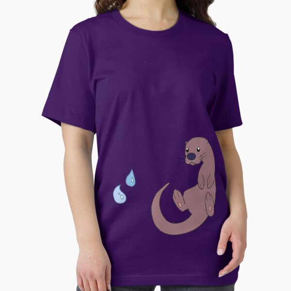 Cute Otter with Water Droplets Essential T-Shirt