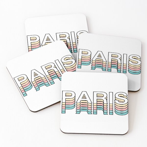 Item preview, Paris Tee Shirt Retro Aesthetic Modern Typography designed and sold by Fashionmonger.
