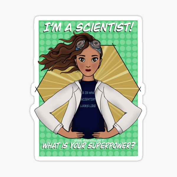 Super Scientist Sticker
