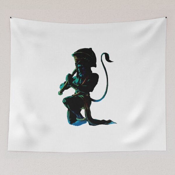 Item preview, The Humble Devotee Lord Hanuman designed and sold by eufouria.
