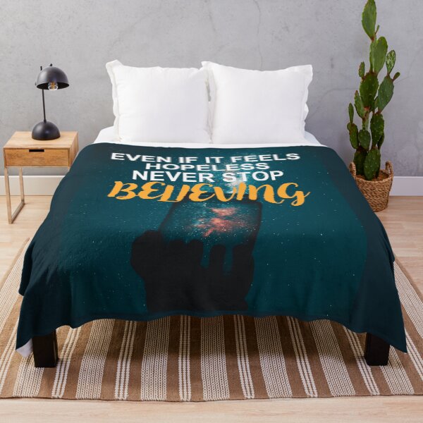 Item preview, Never Stop Believing Motivational Inspirational Mindset Word designed and sold by Articulate.