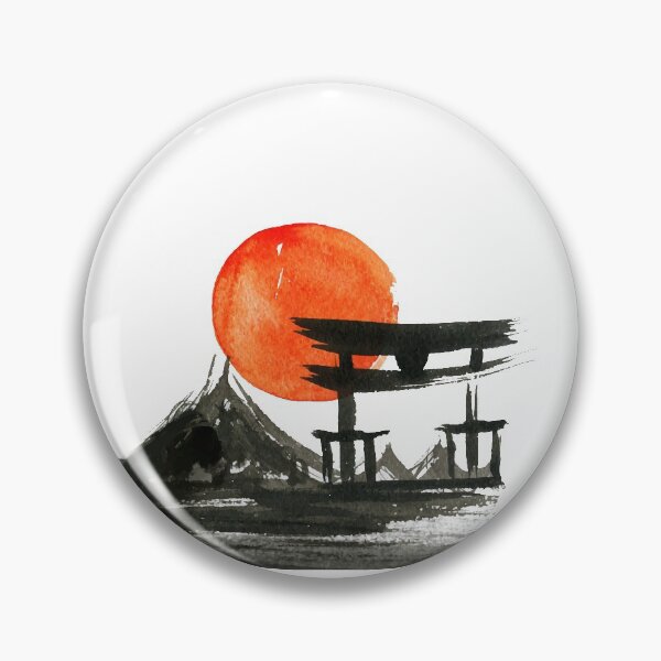 Item preview, JAPAN TORII GATE & MOUNT FUJI on SUNSET BEACH designed and sold by azamaniacox.