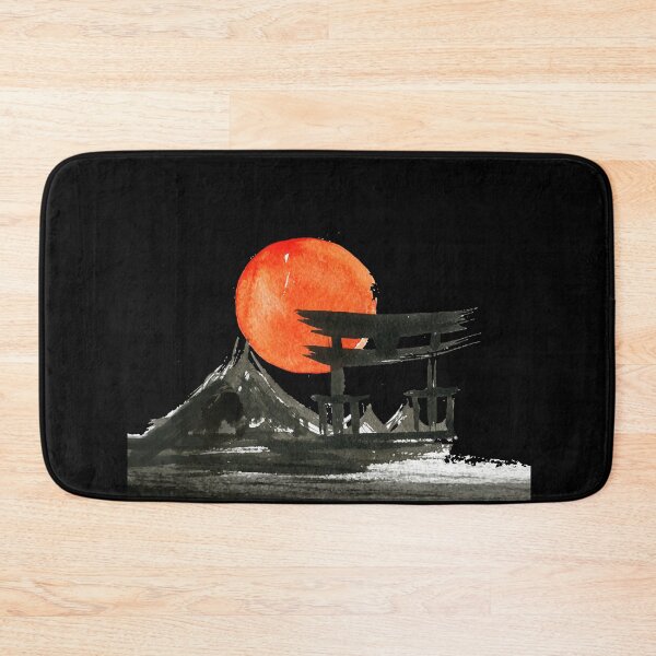 Item preview, JAPAN TORII GATE & MOUNT FUJI on SUNSET BEACH designed and sold by azamaniacox.