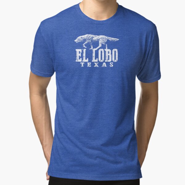 El Lobo White Logo Tri-blend T-Shirt
