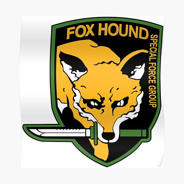 Metal Gear Solid - FOXHOUND Poster