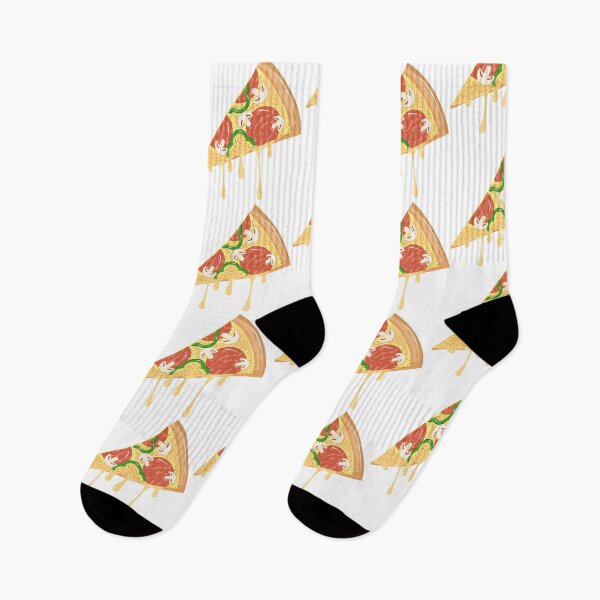 Item preview, Slice of pizza with salami, peppers, mushrooms, cheese designed and sold by Kisho.