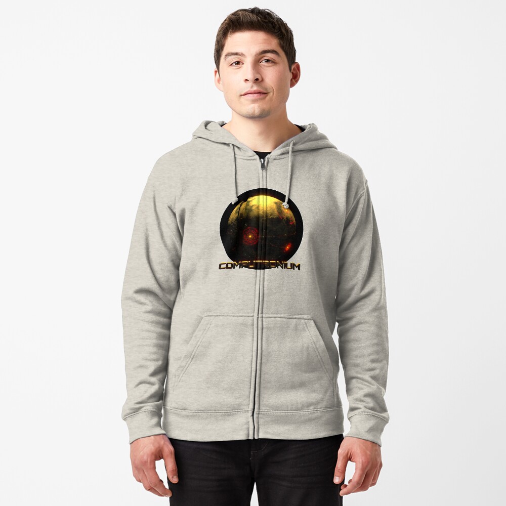 Aperçu de l'œuvre Veste zippée à capuche créée et vendue par SmartGalaxy.