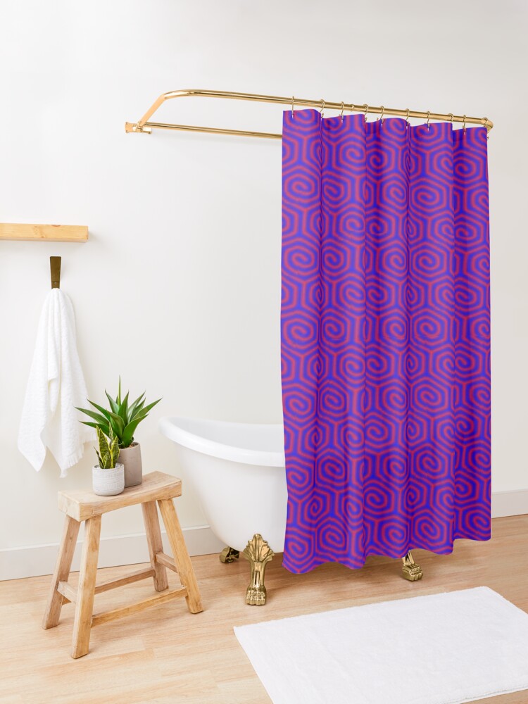 Alternate view of Circle, 2D shape Shower Curtain