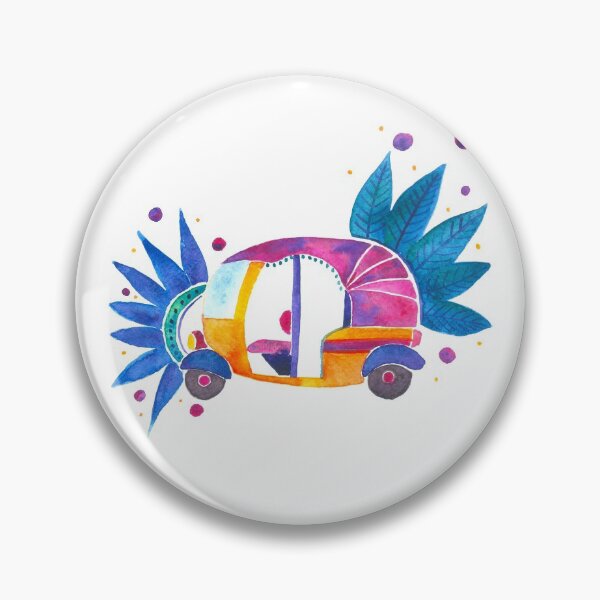 Item preview, Groovy auto-rickshaw designed and sold by Home Cyn Home.