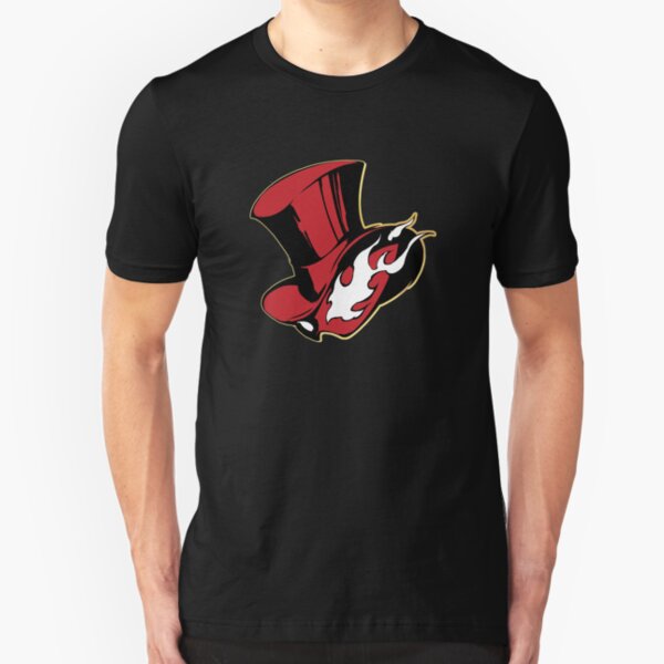 PERSONA 5 Color Logo Slim Fit T-Shirt