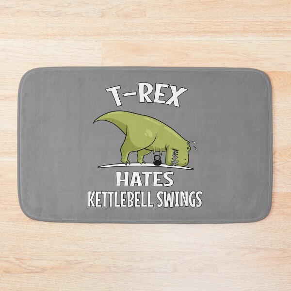 Item preview, Dinosaur T-Rex Hates Kettlebell Swings  designed and sold by underheaven.