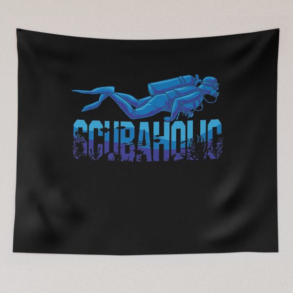 Item preview, Funny Scuba Diving Diver Gift Scubaholic designed and sold by Captain Mood.