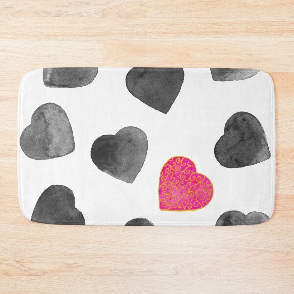 Item preview, One heart in a million - black and pink palette designed and sold by Home Cyn Home.