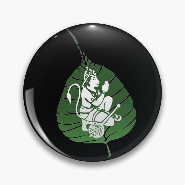Item preview, Leaf Depiction Lord Hanuman designed and sold by eufouria.