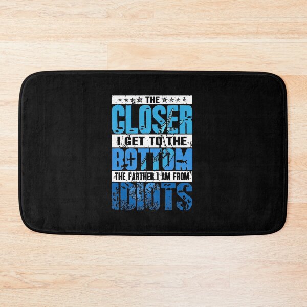 Item preview, Scuba Diving The Closer I Get To The Bottom The Farther I Am From Idiots designed and sold by Captain Mood.