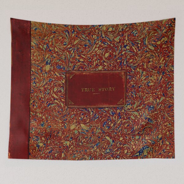 Item preview, Antique Marbleized Book Cover / True Story designed and sold by FuzzyHoney.